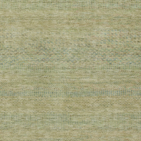 HomeRoots 9' X 12' Wheat and Sage Striped Area Rug - Durable, Washable, Versatile for Indoor and Outdoor Spaces! 615678