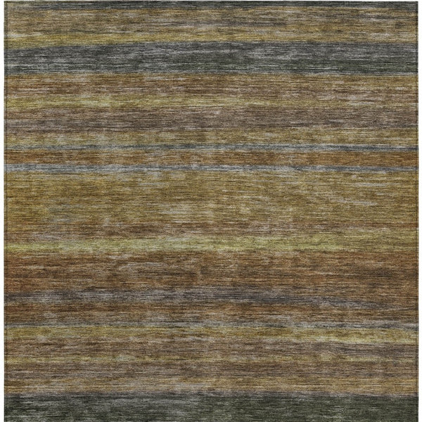 HomeRoots 5' Striped Washable Area Rug – Durable, Stain-Resistant Design for Indoor & Outdoor Spaces 8' X 10' 615833