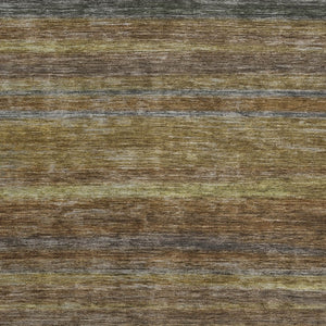HomeRoots 5' Striped Washable Area Rug – Durable, Stain-Resistant Design for Indoor & Outdoor Spaces 10' X 14' 615835