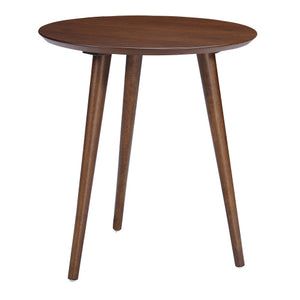 English Elm Christopher Knight Home® - End Table - Mid-Century Modern Walnut Accent Table With Handcrafted Details For Living Spaces N771P221029T