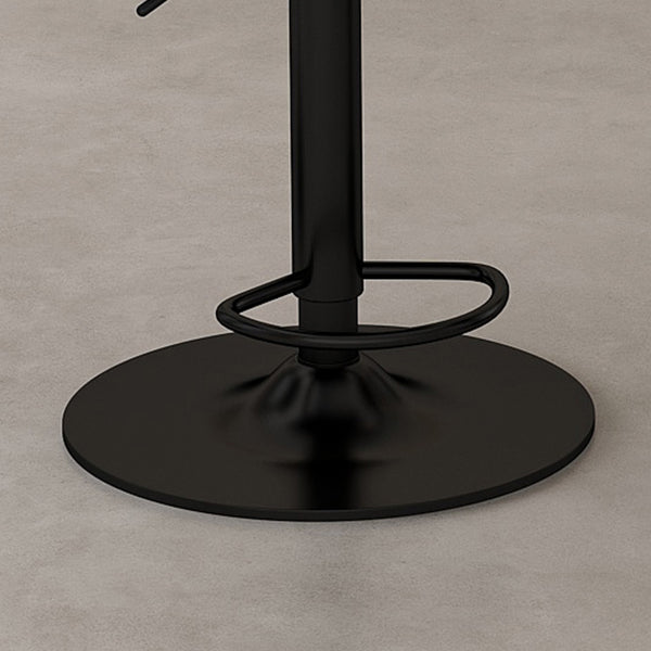 English Elm Swivel Modern Adjustable Bar Stools with 360° Rotation, Ergonomic Backrest, Soft Knit Seats Grey W2699P360245