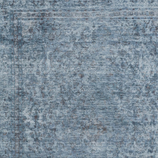 HomeRoots 5' Blue and Beige Abstract Area Rug – Stylish, Washable, and Durable for Indoor/Outdoor Spaces 8' X 10' 616001