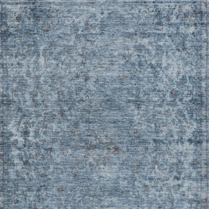HomeRoots 5' Blue and Beige Abstract Area Rug – Stylish, Washable, and Durable for Indoor/Outdoor Spaces 9' X 12' 616002