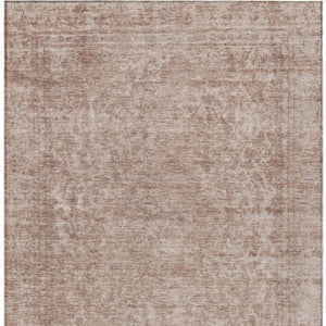 HomeRoots 5' Copper and Beige Abstract Area Rug – Stylish, Durable, Washable for Indoor & Outdoor Spaces 5' X 8' 616005