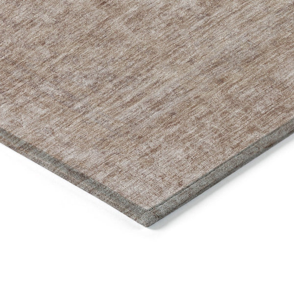 HomeRoots 5' Copper and Beige Abstract Area Rug – Stylish, Durable, Washable for Indoor & Outdoor Spaces 9' X 12' 616008