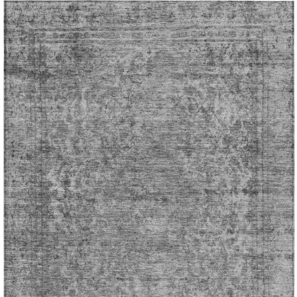 HomeRoots 5' Abstract Gray and Beige Indoor Outdoor Area Rug – Stylish, Durable, Washable for Easy Care 8' X 10' 616013