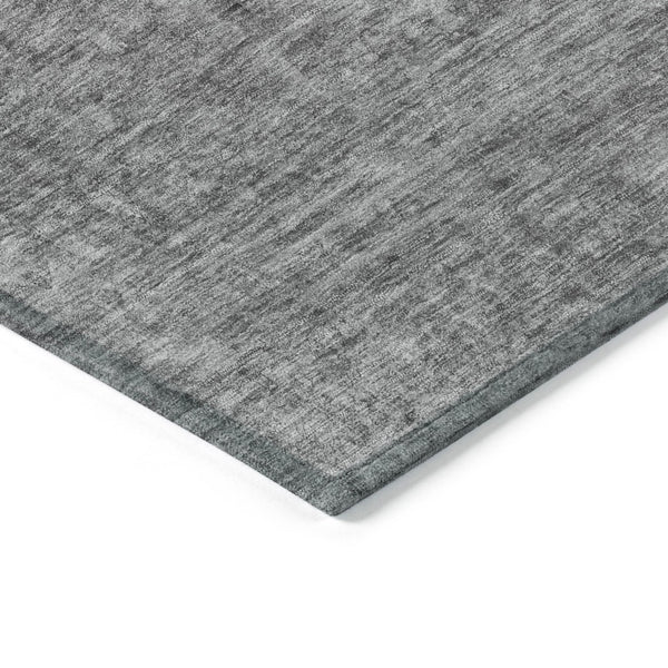 HomeRoots 5' Abstract Gray and Beige Indoor Outdoor Area Rug – Stylish, Durable, Washable for Easy Care 9' X 12' 616014