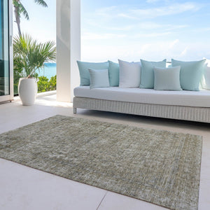 HomeRoots 5' Stylish Abstract Area Rug - Durable, Washable Design for Indoor & Outdoor Spaces, Stain Resistant 8' X 10' 616019