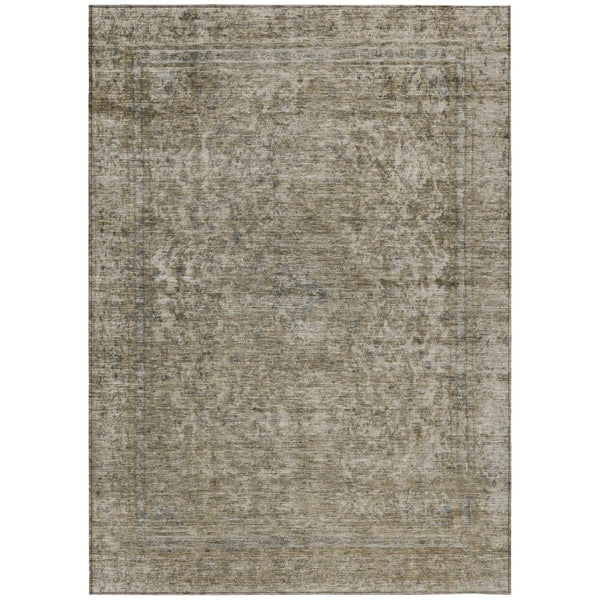 HomeRoots 5' Stylish Abstract Area Rug - Durable, Washable Design for Indoor & Outdoor Spaces, Stain Resistant 8' X 10' 616019