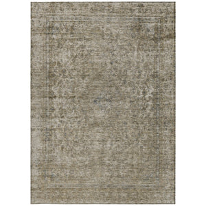 HomeRoots 5' Stylish Abstract Area Rug - Durable, Washable Design for Indoor & Outdoor Spaces, Stain Resistant 9' X 12' 616020