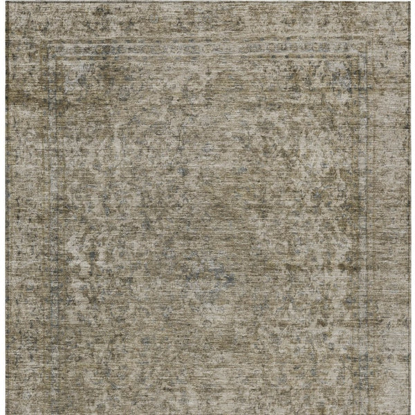 HomeRoots 5' Stylish Abstract Area Rug - Durable, Washable Design for Indoor & Outdoor Spaces, Stain Resistant 10' X 14' 616021