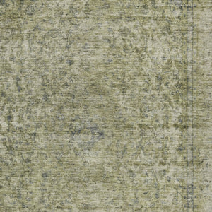 HomeRoots 5' Sage and Beige Abstract Area Rug – Stylish, Washable, Indoor/Outdoor, Durable for High Traffic Areas 10' X 14' 616027