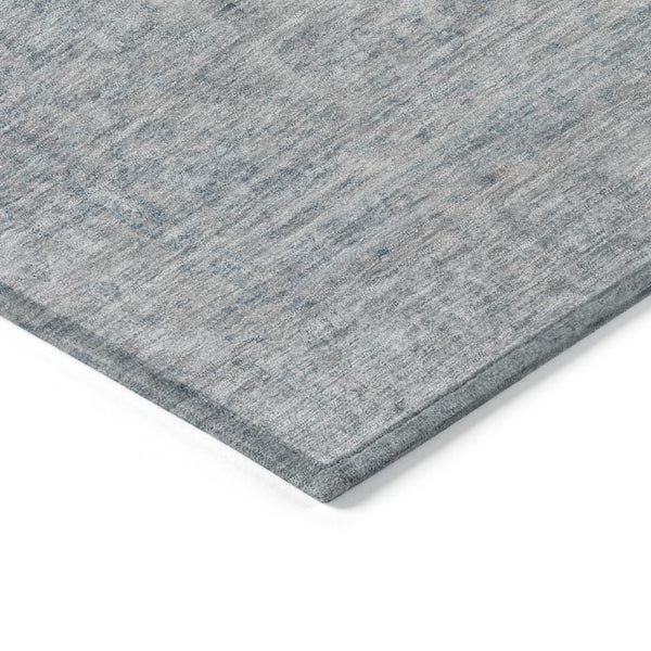 HomeRoots 5' Contemporary Silver and Beige Abstract Area Rug for Indoor Outdoor High-Traffic Spaces, Washable 8' X 10' 616031