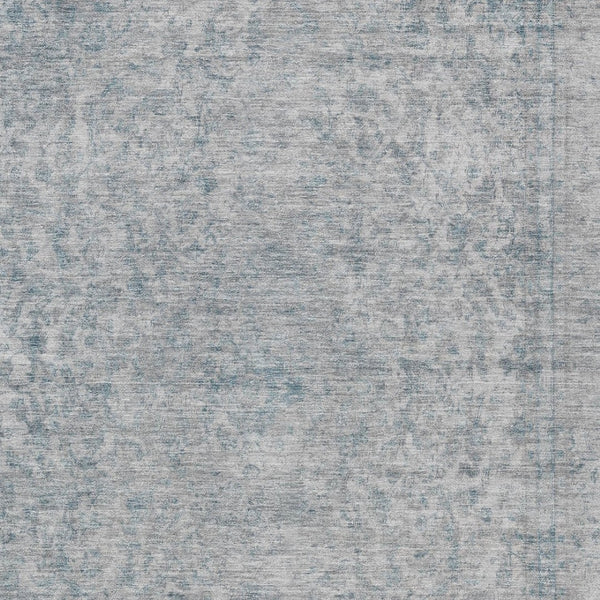 HomeRoots 5' Contemporary Silver and Beige Abstract Area Rug for Indoor Outdoor High-Traffic Spaces, Washable 8' X 10' 616031