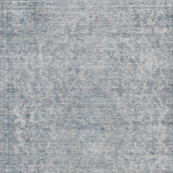 HomeRoots 5' Contemporary Silver and Beige Abstract Area Rug for Indoor Outdoor High-Traffic Spaces, Washable 10' X 14' 616033