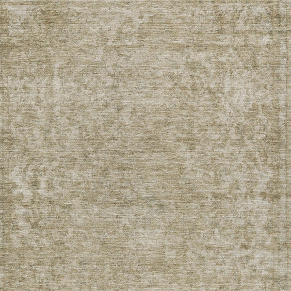 HomeRoots 5' Indoor Outdoor Area Rug - Durable Tan and Beige Abstract Design for Versatile Living Spaces 5' X 8' 616035