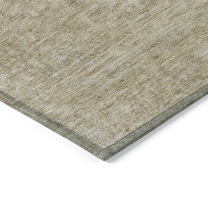 HomeRoots 9' X 12' Tan And Beige Abstract Washable Area Rug - Stylish, Durable, Indoor/Outdoor, Easy-Care Design 616038