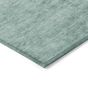 HomeRoots 5' Aqua and Teal Medallion Area Rug - Vibrant, Washable, Indoor-Outdoor Charm for Any Space 8' X 10' 616091