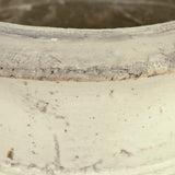 Distressed White and Grey Vase (6160L A25A) Zentique