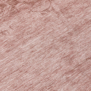 HomeRoots 5' Blush and Mauve Medallion Area Rug - Stylish, Washable Indoor/Outdoor Rug for Versatile Spaces 8' Round 616102