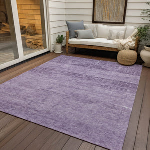 HomeRoots 5' Vibrant Plum and Purple Medallion Indoor Outdoor Area Rug – Durable, Washable, Stylish Design 8' X 10' 616127
