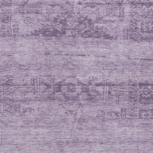HomeRoots 9' X 12' Plum & Purple Medallion Area Rug – Durable, Washable Indoor/Outdoor Design for Any Space 616128