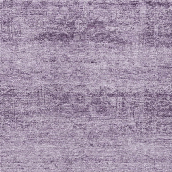 HomeRoots 9' X 12' Plum & Purple Medallion Area Rug – Durable, Washable Indoor/Outdoor Design for Any Space 616128