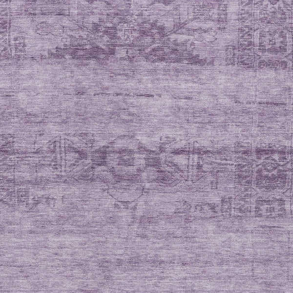 HomeRoots 5' Vibrant Plum and Purple Medallion Indoor Outdoor Area Rug – Durable, Washable, Stylish Design 10' X 14' 616129