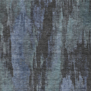 HomeRoots 5' Blue and Gray Abstract Washable Indoor Outdoor Area Rug - Durable, Stylish, Easy Care for Any Space 8' X 10' 616139