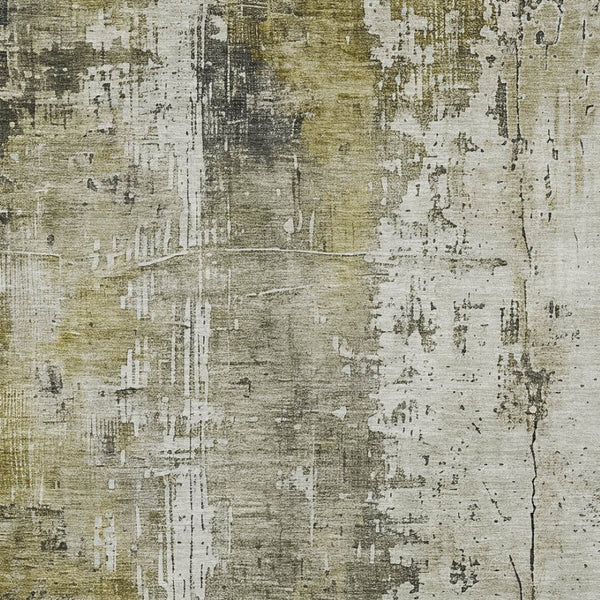 HomeRoots 5' Stunning Pewter and Ivory Abstract Washable Area Rug for Indoor and Outdoor Spaces, Durable Design 8' X 10' 616187
