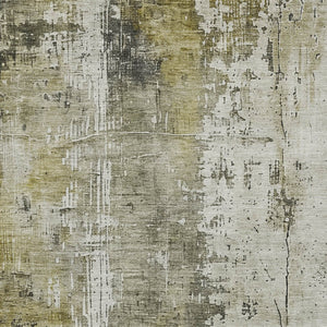 HomeRoots 5' Stunning Pewter and Ivory Abstract Washable Area Rug for Indoor and Outdoor Spaces, Durable Design 10' X 14' 616189
