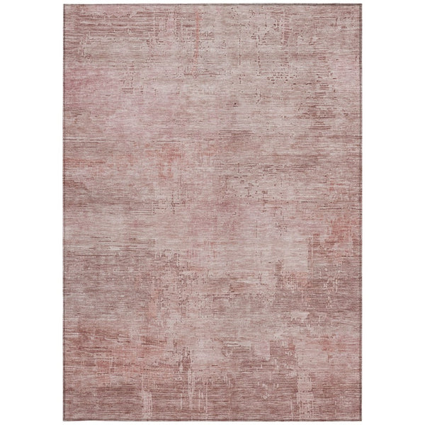 HomeRoots 5' Abstract Blush and Pink Washable Area Rug – Stylish, Durable, Indoor/Outdoor Solution for Any Space 10' X 14' 616225