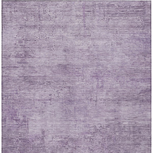 HomeRoots 5' Modern Lavender and Plum Abstract Rug - Durable, Washable Indoor/Outdoor Comfort for Any Space 5' X 8' 616239