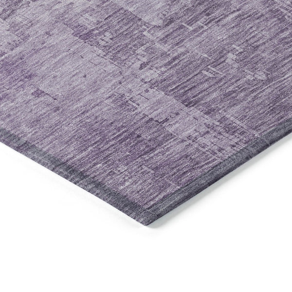 HomeRoots 5' Modern Lavender and Plum Abstract Rug - Durable, Washable Indoor/Outdoor Comfort for Any Space 8' X 10' 616241