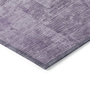 HomeRoots 5' Modern Lavender and Plum Abstract Rug - Durable, Washable Indoor/Outdoor Comfort for Any Space 9' X 12' 616242