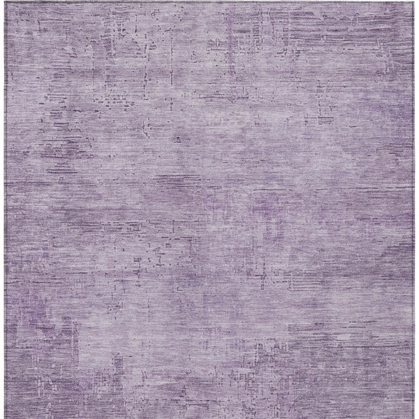 HomeRoots 5' Modern Lavender and Plum Abstract Rug - Durable, Washable Indoor/Outdoor Comfort for Any Space 10' X 14' 616243