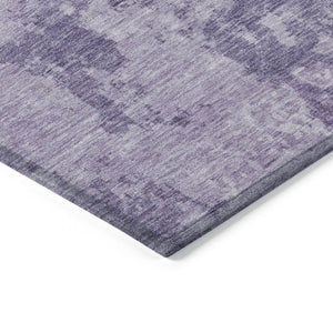 HomeRoots 5' Abstract Plum and Purple Washable Area Rug - Durable Indoor/Outdoor Design for High-Traffic Spaces 8' X 10' 616325