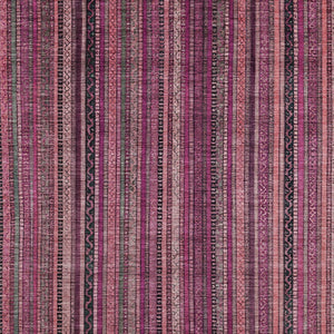 HomeRoots 5' Stylish Pink Mauve and Blush Striped Washable Area Rug for Indoor and Outdoor Spaces, Durable Design 5' X 8' 616377