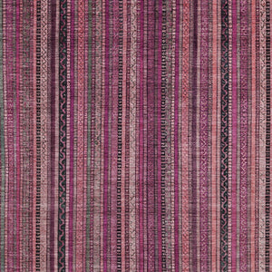 HomeRoots 5' Stylish Pink Mauve and Blush Striped Washable Area Rug for Indoor and Outdoor Spaces, Durable Design 8' X 10' 616379