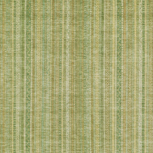 HomeRoots 5' Elegant Striped Area Rug in Artichoke Green, Fern Green, and Gold for Indoor/Outdoor Spaces 8' X 10' 616397