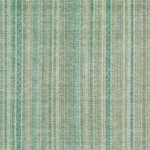 HomeRoots 5' Aqua Beige Teal Striped Area Rug - Durable, Washable Indoor/Outdoor Design for Coastal Style 9' X 12' 616404