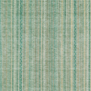 HomeRoots 5' Aqua Beige Teal Striped Area Rug - Durable, Washable Indoor/Outdoor Design for Coastal Style 10' X 14' 616405