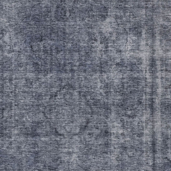 HomeRoots 5' Blue and Gray Medallion Area Rug - Durable, Stylish, and Washable for Indoor and Outdoor Use 5' X 8' 616425