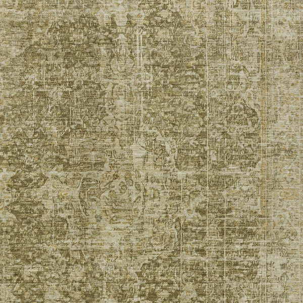 HomeRoots 5' Brown and Beige Abstract Area Rug - Stylish, Durable, Washable for Indoor/Outdoor Spaces 5' X 8' 616599