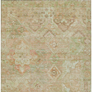 HomeRoots 5' Durable Floral Medallion Area Rug – Washable Indoor/Outdoor Design for Stylish Spaces & Easy Care 9' X 12' 616632