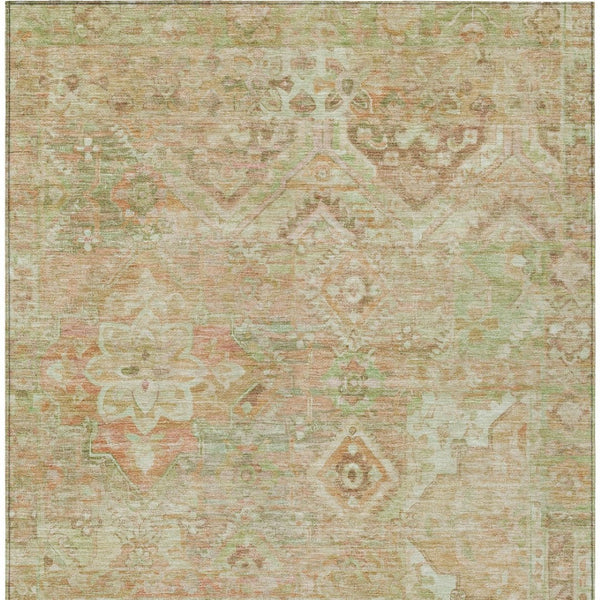 HomeRoots 5' Durable Floral Medallion Area Rug – Washable Indoor/Outdoor Design for Stylish Spaces & Easy Care 10' X 14' 616633