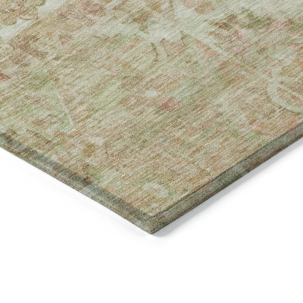 HomeRoots 5' Durable Floral Medallion Area Rug – Washable Indoor/Outdoor Design for Stylish Spaces & Easy Care 10' X 14' 616633