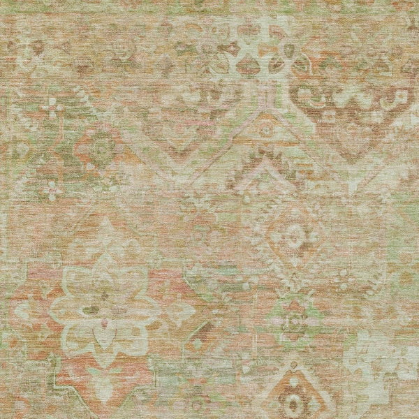HomeRoots 5' Durable Floral Medallion Area Rug – Washable Indoor/Outdoor Design for Stylish Spaces & Easy Care 10' X 14' 616633