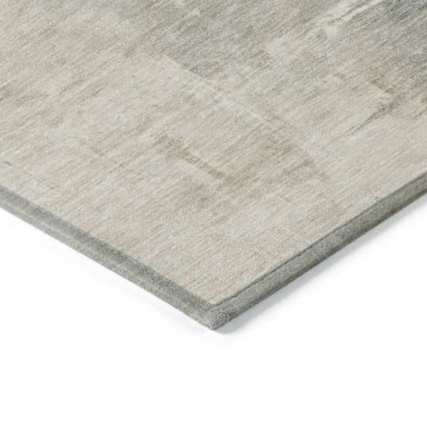 HomeRoots 5' Versatile Abstract Washable Area Rug in Beige, Taupe, and Ivory for Indoor & Outdoor Spaces 10' X 14' 616849