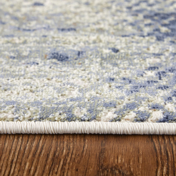 Homeroots 6' X 9' Abstract Area Rug - Stylish, Stain Resistant, Perfect For Families And Pets In Any Room Gray,Ivory Polyester Blend 616905